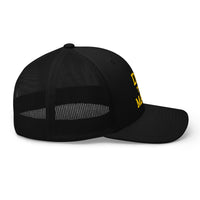 Load image into Gallery viewer, Do The Math (Gold Embroidery) Bitcoin Retro Trucker Hat-Trucker Hat-fomo21

