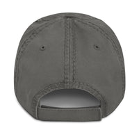 Load image into Gallery viewer, Do The Math (White Embroidery) Bitcoin Distressed Dad Hat-Dad Hat-fomo21
