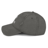 Load image into Gallery viewer, Do The Math (White Embroidery) Bitcoin Distressed Dad Hat-Dad Hat-fomo21
