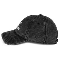 Load image into Gallery viewer, Do The Math (White Embroidery) Bitcoin Vintage Hat-Vintage Hat-fomo21
