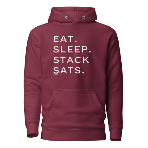 Eat Sleep Stack Sats Bitcoin Hoodie Sweatshirt-fomo21
