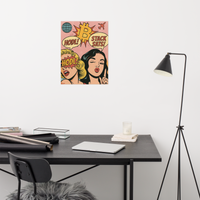 Load image into Gallery viewer, HODL &amp; Stack Sats Pop Art Bitcoin Poster - fomo21
