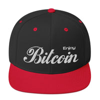 Load image into Gallery viewer, Enjoy Bitcoin Snapback Hat-fomo21
