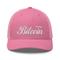 Load image into Gallery viewer, Enjoy Bitcoin Trucker Hat-fomo21
