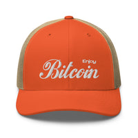 Load image into Gallery viewer, Enjoy Bitcoin Trucker Hat-fomo21
