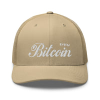 Load image into Gallery viewer, Enjoy Bitcoin Trucker Hat-fomo21
