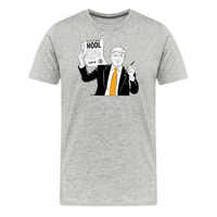 Load image into Gallery viewer, Executive Order HODL President Donald Trump Bitcoin T-shirt in athletic heather color
