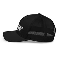 Load image into Gallery viewer, Few Bold (White Embroidery) Bitcoin Trucker Hat-fomo21
