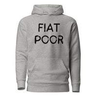 Load image into Gallery viewer, Fiat Poor Bitcoin Hoodie Sweatshirt-Pullover Hoodie Sweatshirt-fomo21
