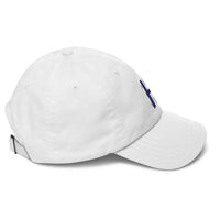 Load image into Gallery viewer, Finnish Flag Bitcoin B Dad Hat-fomo21
