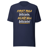 Load image into Gallery viewer, First Rule Of Bitcoin T-Shirt-T-Shirt-fomo21
