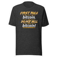 Load image into Gallery viewer, First Rule Of Bitcoin T-Shirt-T-Shirt-fomo21
