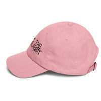 Load image into Gallery viewer, Follow The White Rabbit Black Embroidered Bitcoin Dad Hat-fomo21
