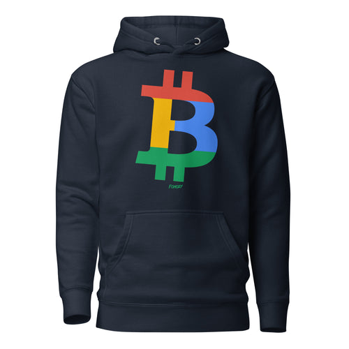Four Color Bitcoin B Hoodie Sweatshirt-fomo21