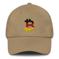 Load image into Gallery viewer, German Flag Bitcoin B Dad Hat-Dad Hat-fomo21
