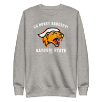Load image into Gallery viewer, Go Honey Badgers! Satoshi State Bitcoin Crewneck Sweatshirt-fomo21

