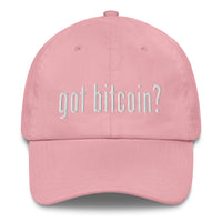 Load image into Gallery viewer, Got Bitcoin? Dad Hat-Dad Hat-fomo21
