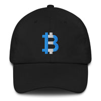 Load image into Gallery viewer, Guatemalan Flag Bitcoin B Dad Hat-fomo21
