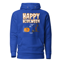 Load image into Gallery viewer, Happy HODLween Bitcoin Hoodie Sweatshirt-Pullover Hoodie Sweatshirt-fomo21
