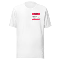 Load image into Gallery viewer, Hello My Name Is Satoshi Nakamoto Bitcoin T-Shirt-fomo21
