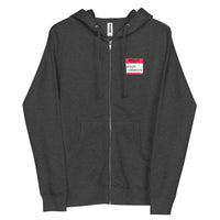 Load image into Gallery viewer, Hello My Name Is Satoshi Nakamoto Bitcoin Zip-up Hoodie Sweatshirt-fomo21
