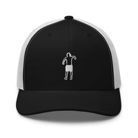 Load image into Gallery viewer, Here Come Cory (White Embroidery) Bitcoin Trucker Hat-fomo21
