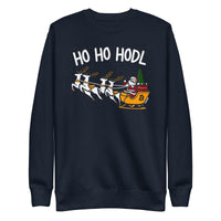 Load image into Gallery viewer, Ho Ho HODL Bitcoin Crewneck Sweatshirt-Crewneck Sweatshirt-fomo21
