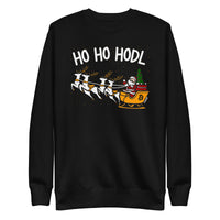 Load image into Gallery viewer, Ho Ho HODL Bitcoin Crewneck Sweatshirt-Crewneck Sweatshirt-fomo21

