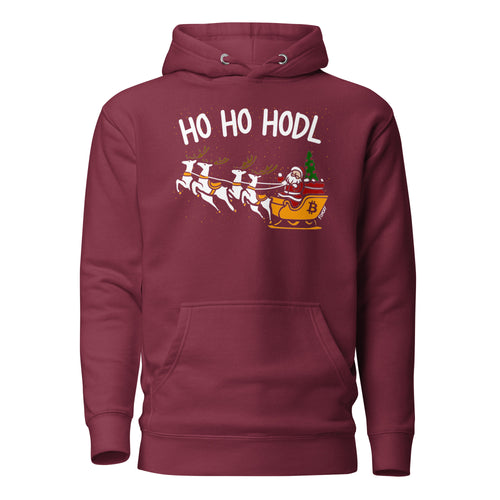 Ho Ho HODL Bitcoin Hoodie Sweatshirt-fomo21