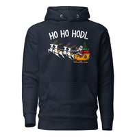 Load image into Gallery viewer, Ho Ho HODL Bitcoin Hoodie Sweatshirt-Pullover Hoodie Sweatshirt-fomo21
