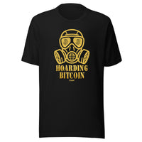 Load image into Gallery viewer, Hoarding Bitcoin Gas Mask T-Shirt-T-Shirt-fomo21
