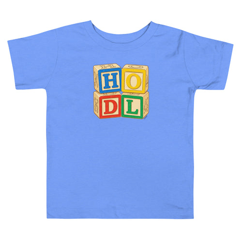 HODL Alphabet Wooden Blocks Toddler T-Shirt-fomo21