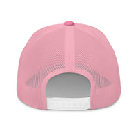 Load image into Gallery viewer, HODL Bitcoin (White Embroidery) Trucker Hat-Trucker Hat-fomo21
