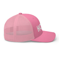 Load image into Gallery viewer, HODL Bitcoin (White Embroidery) Trucker Hat-Trucker Hat-fomo21
