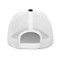 Load image into Gallery viewer, HODL Bitcoin (White Embroidery) Trucker Hat-Trucker Hat-fomo21
