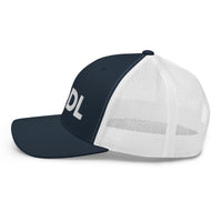 Load image into Gallery viewer, HODL Bitcoin (White Embroidery) Trucker Hat-Trucker Hat-fomo21
