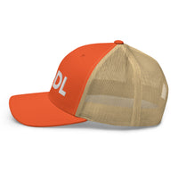 Load image into Gallery viewer, HODL Bitcoin (White Embroidery) Trucker Hat-Trucker Hat-fomo21
