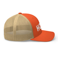 Load image into Gallery viewer, HODL Bitcoin (White Embroidery) Trucker Hat-Trucker Hat-fomo21
