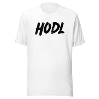Load image into Gallery viewer, HODL Bold Brushstroke Bitcoin T-Shirt-fomo21
