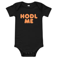 Load image into Gallery viewer, HODL Me Bitcoin Infant One Piece-fomo21

