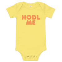 Load image into Gallery viewer, HODL Me Bitcoin Infant One Piece-fomo21
