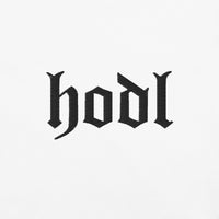 Load image into Gallery viewer, HODL White Knight Bitcoin Embroidered T-Shirt-fomo21
