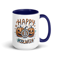 Load image into Gallery viewer, HODLween Pumpkins Bitcoin Coffee Mug-Coffee Mug-fomo21
