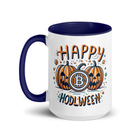 Load image into Gallery viewer, HODLween Pumpkins Bitcoin Coffee Mug-Coffee Mug-fomo21
