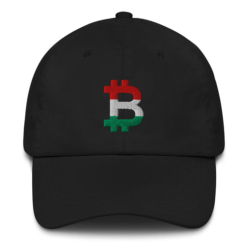 Hungarian Flag Bitcoin B Dad Hat-fomo21