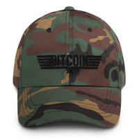 Load image into Gallery viewer, I Feel The Need The Need For More Bitcoin (Black Embroidery) Camo Dad Hat-fomo21

