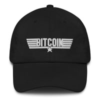 Load image into Gallery viewer, I Feel The Need The Need For More Bitcoin (White Embroidery) Dad Hat-fomo21
