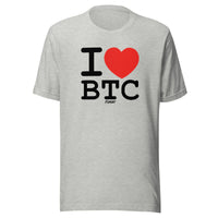 Load image into Gallery viewer, I Heart BTC Bitcoin T-Shirt-fomo21
