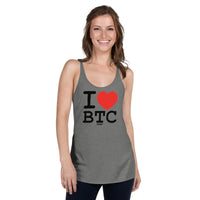 Load image into Gallery viewer, I Heart BTC Bitcoin Women’s Tank Top-fomo21
