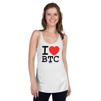 Load image into Gallery viewer, I Heart BTC Bitcoin Women’s Tank Top-fomo21
